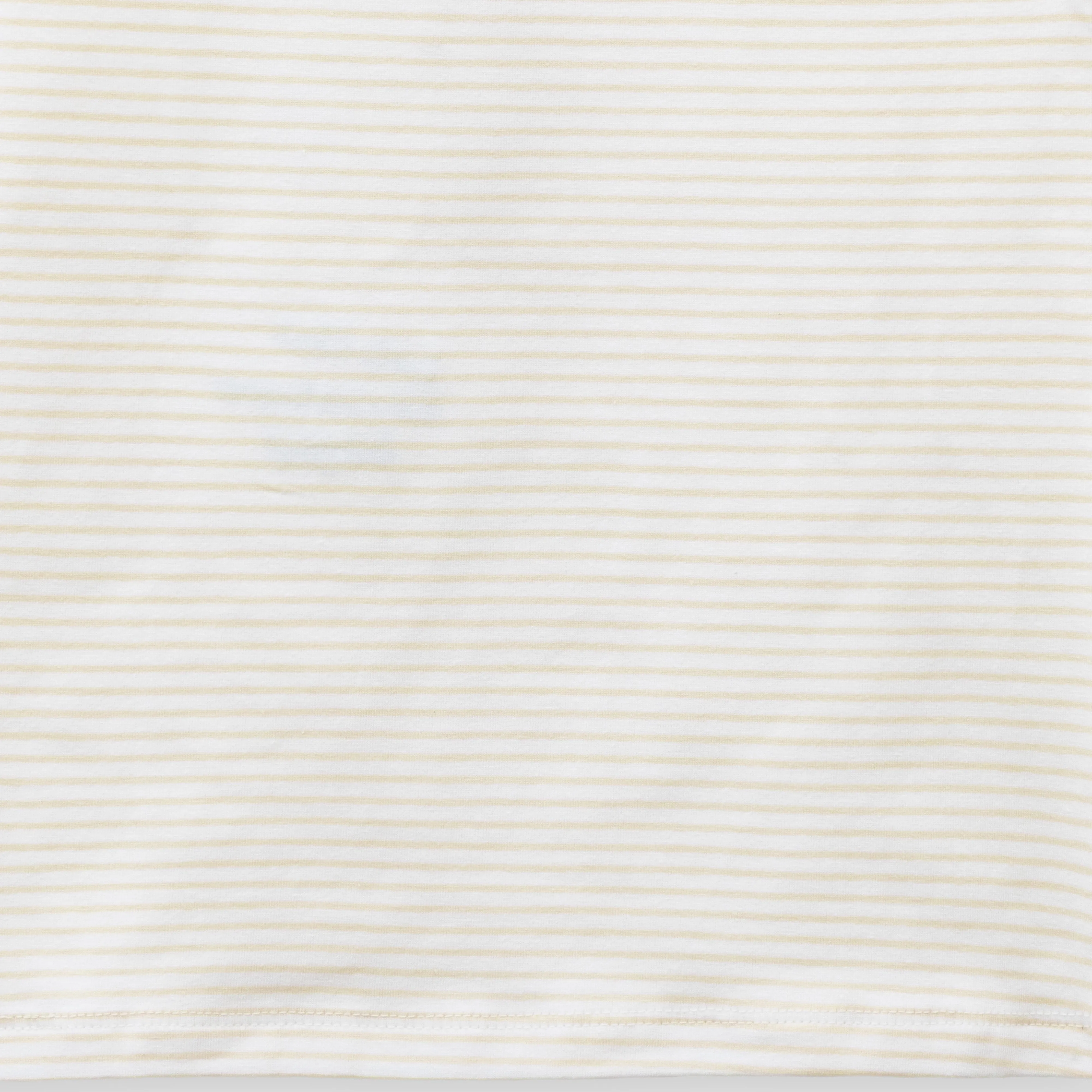 Baby Boys Sleeveless White Striped T-shirt  Let the Adventure Begin with Bee Patch