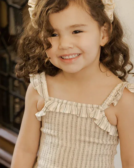 birdie dress || cypress stripe by Noralee