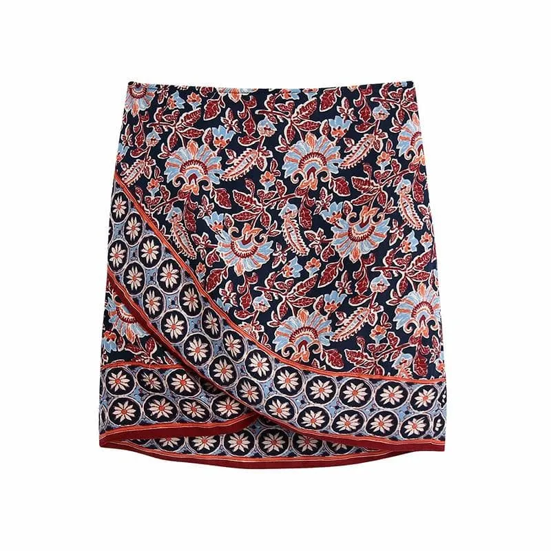 BOHO STYLE KNOT MINI SKIRT