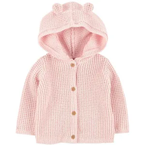 Carter's Hooded Cardigan Girl Pink 1L778910