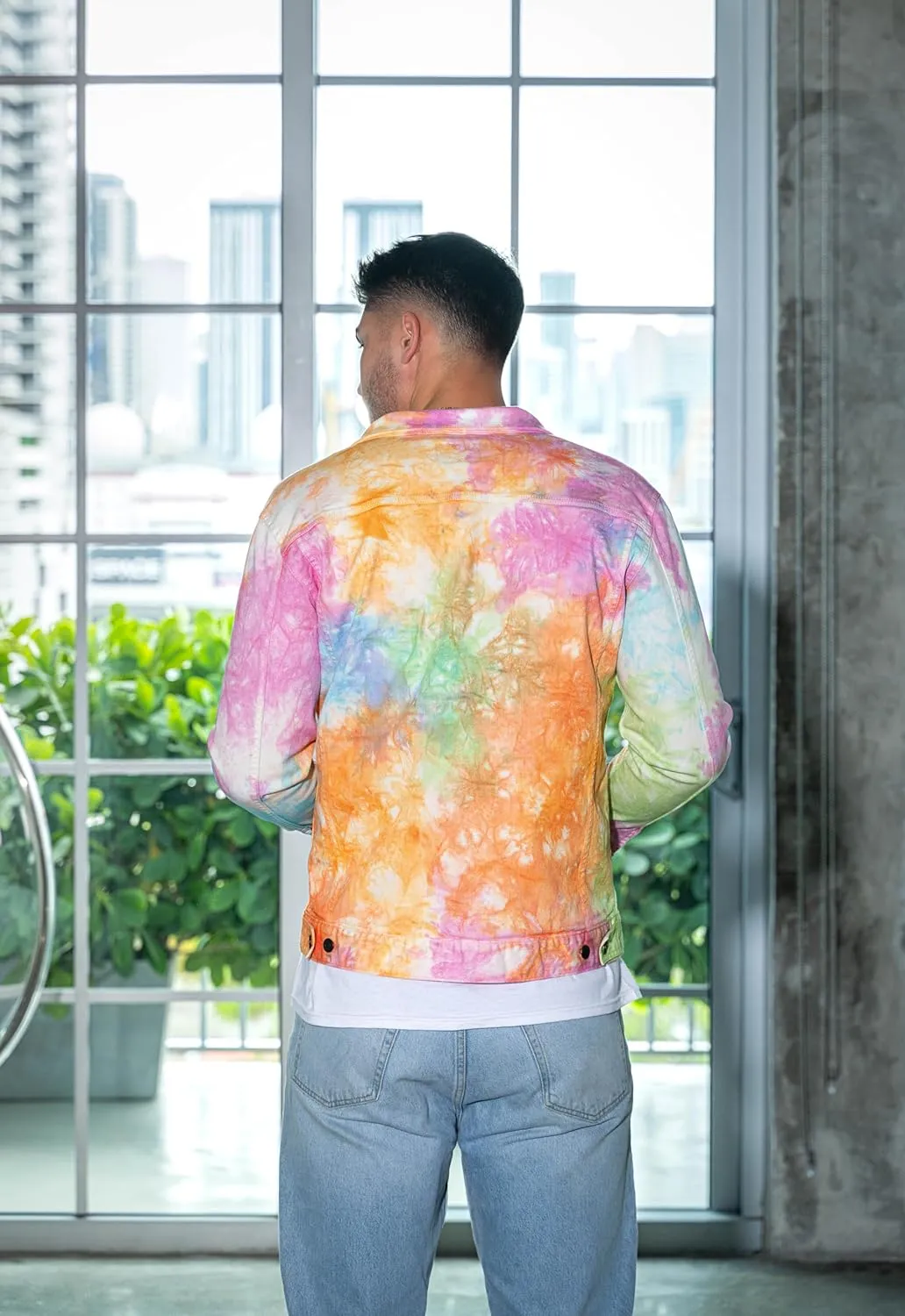 Colortone Tie Dye Denim Jean Jackets for Men and Women