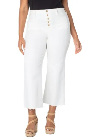 CURVY SABRA HIGH-RISE WIDE LEG JEAN - LIVERPOOL LOS ANGELES