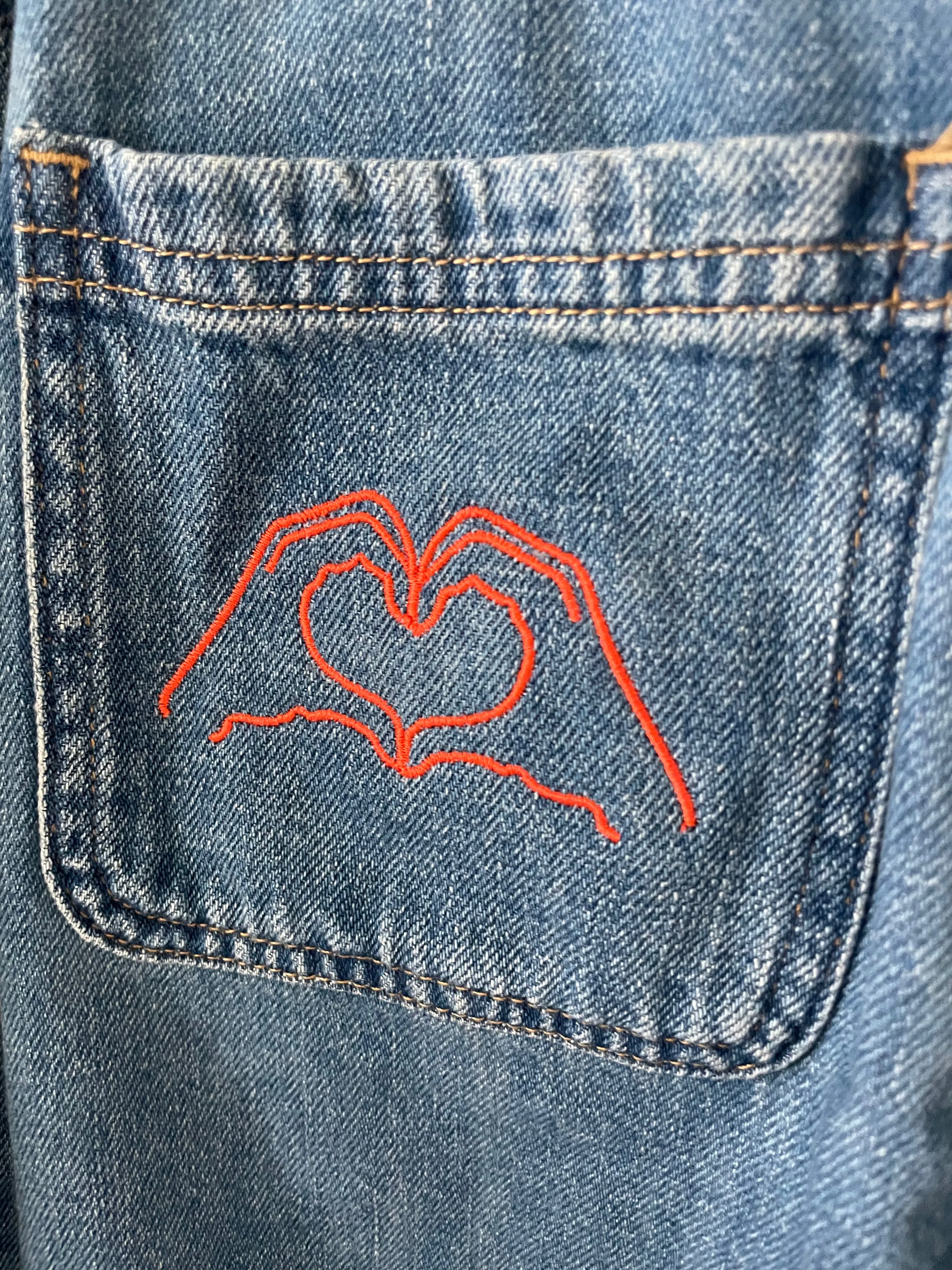 Custom Oversized Boyfriend  Jean Shirt