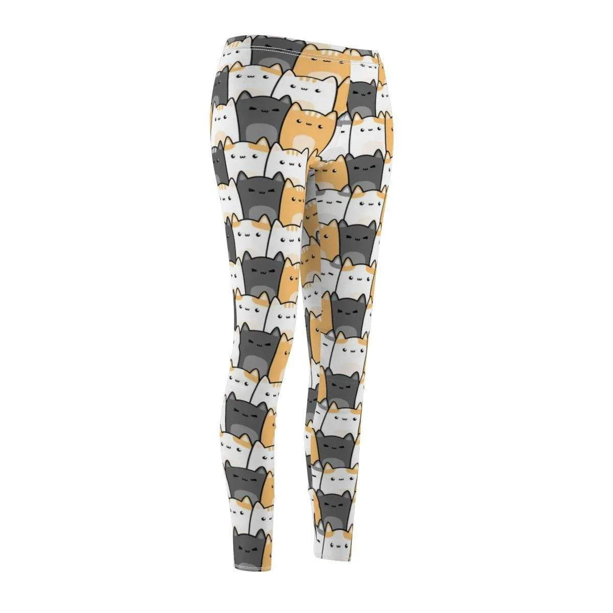Cute Cats Doodle Art Leggings