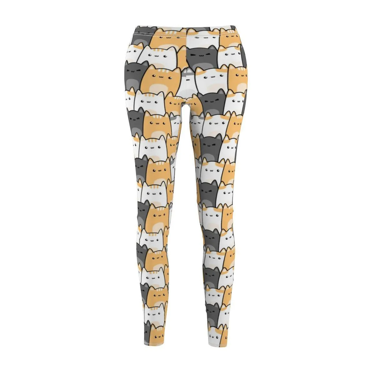 Cute Cats Doodle Art Leggings