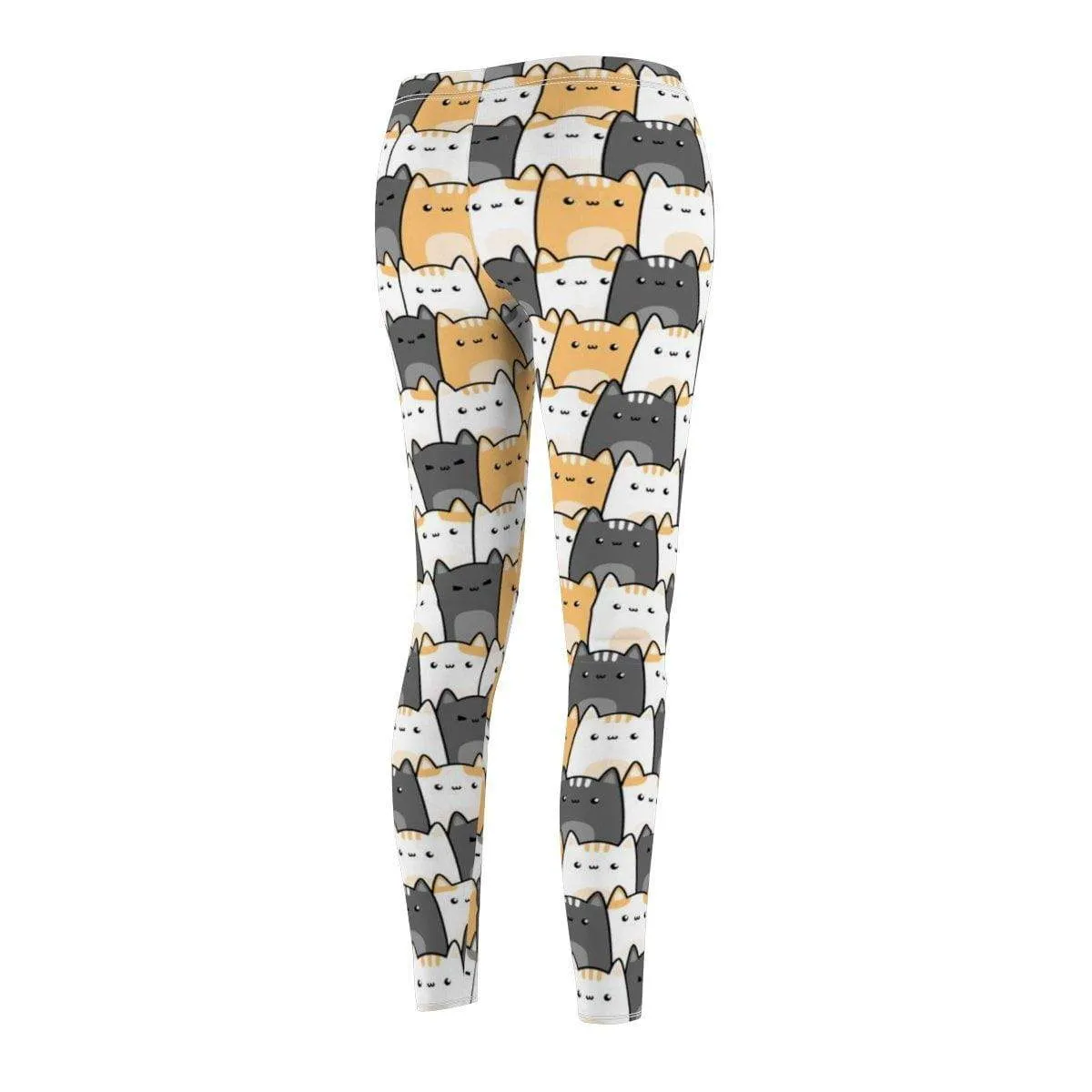 Cute Cats Doodle Art Leggings