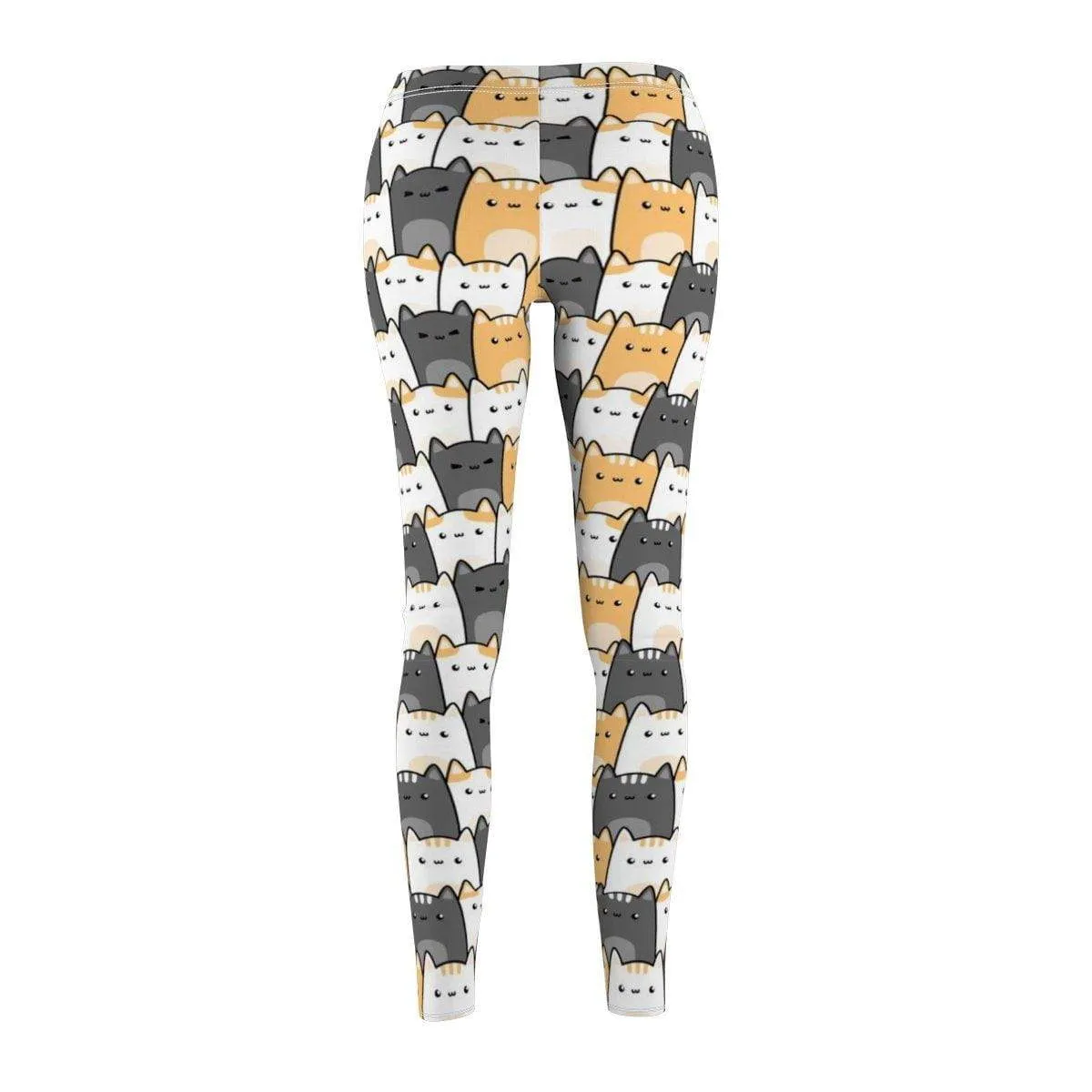 Cute Cats Doodle Art Leggings