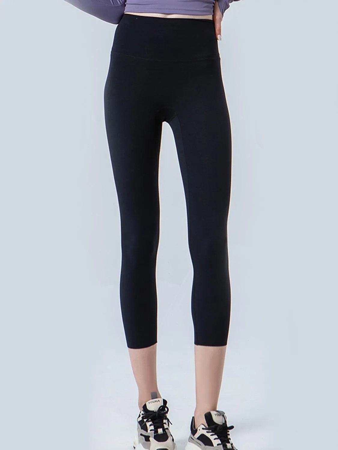 Highly Stretchy Sports Cropped Leggings
