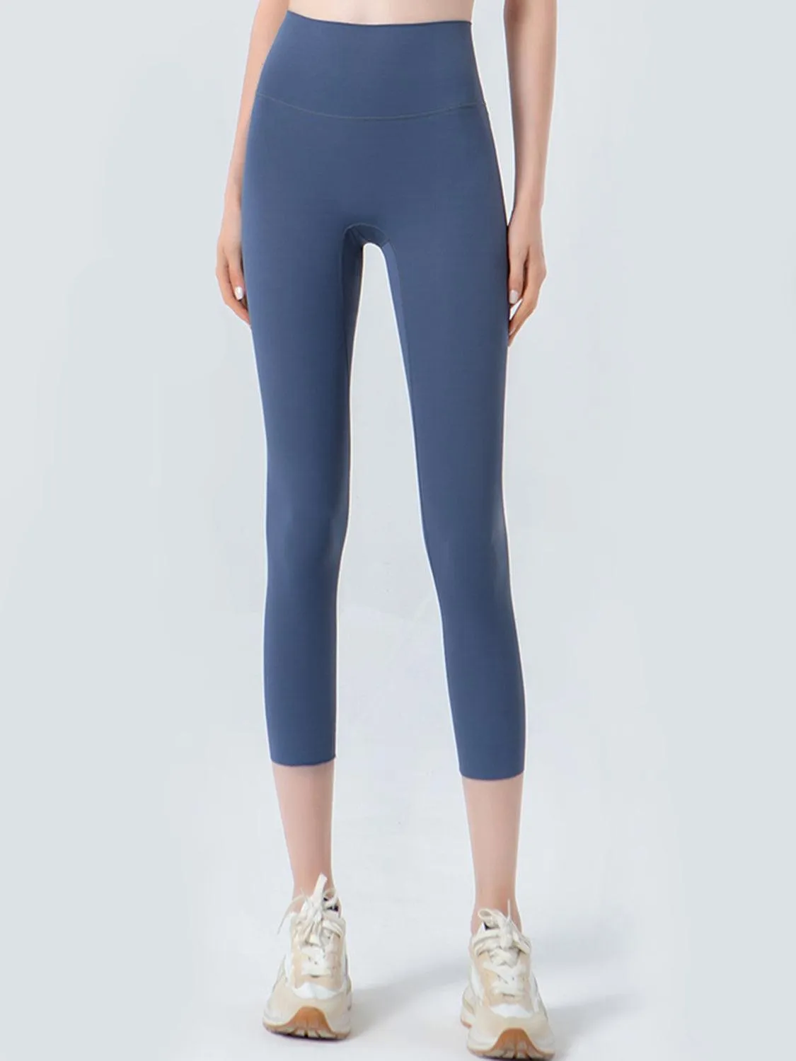 Highly Stretchy Sports Cropped Leggings
