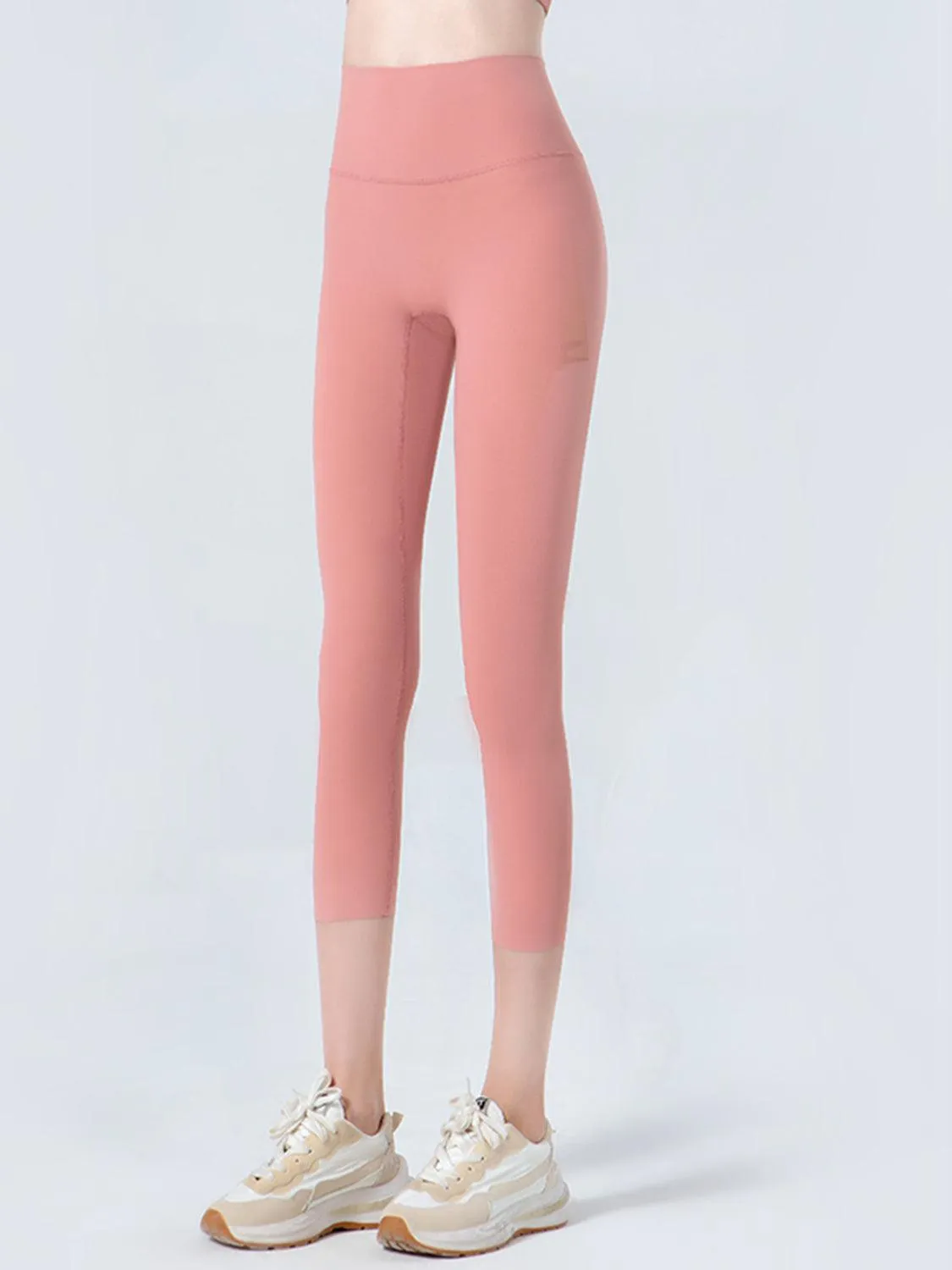 Highly Stretchy Sports Cropped Leggings