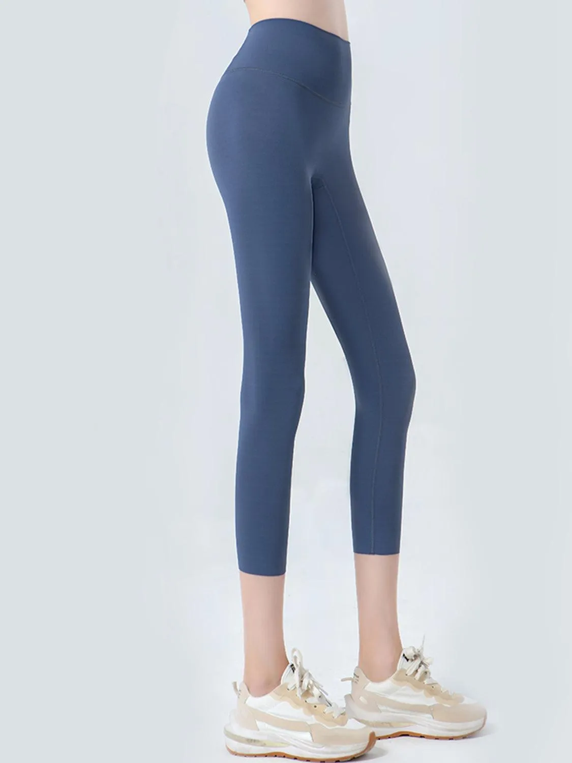 Highly Stretchy Sports Cropped Leggings