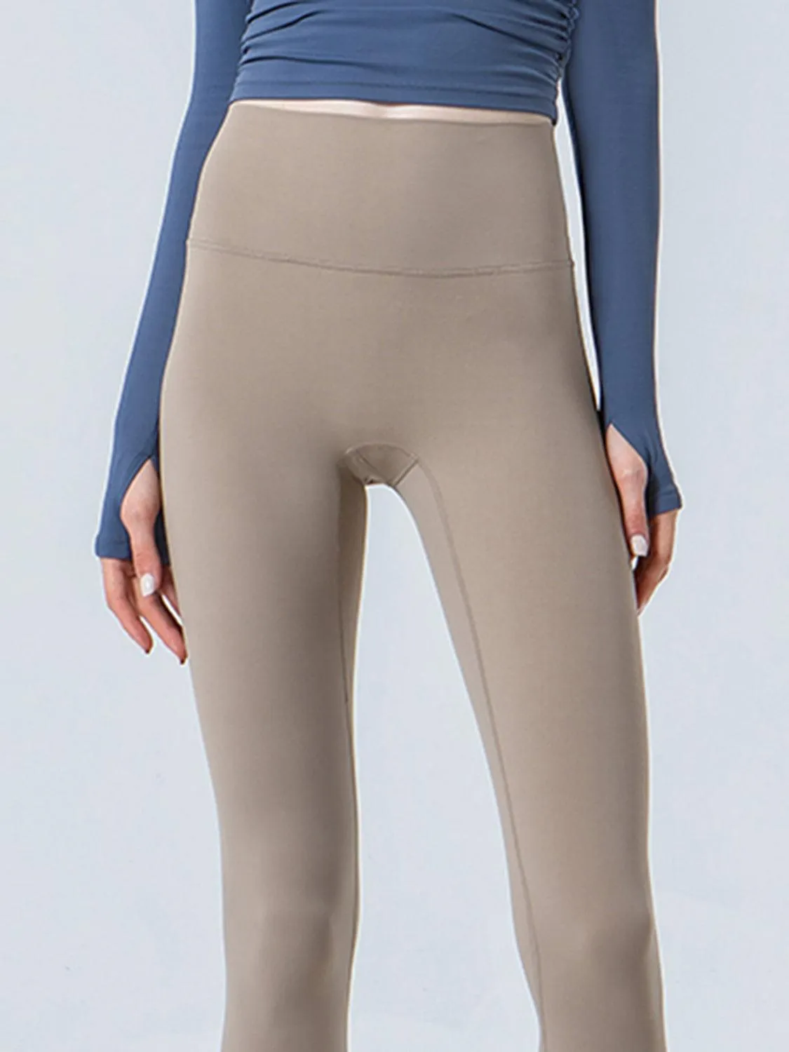 Highly Stretchy Sports Cropped Leggings