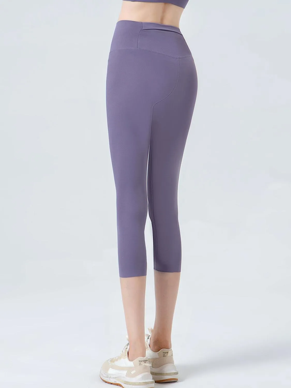 Highly Stretchy Sports Cropped Leggings