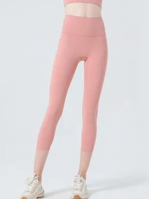 Highly Stretchy Sports Cropped Leggings