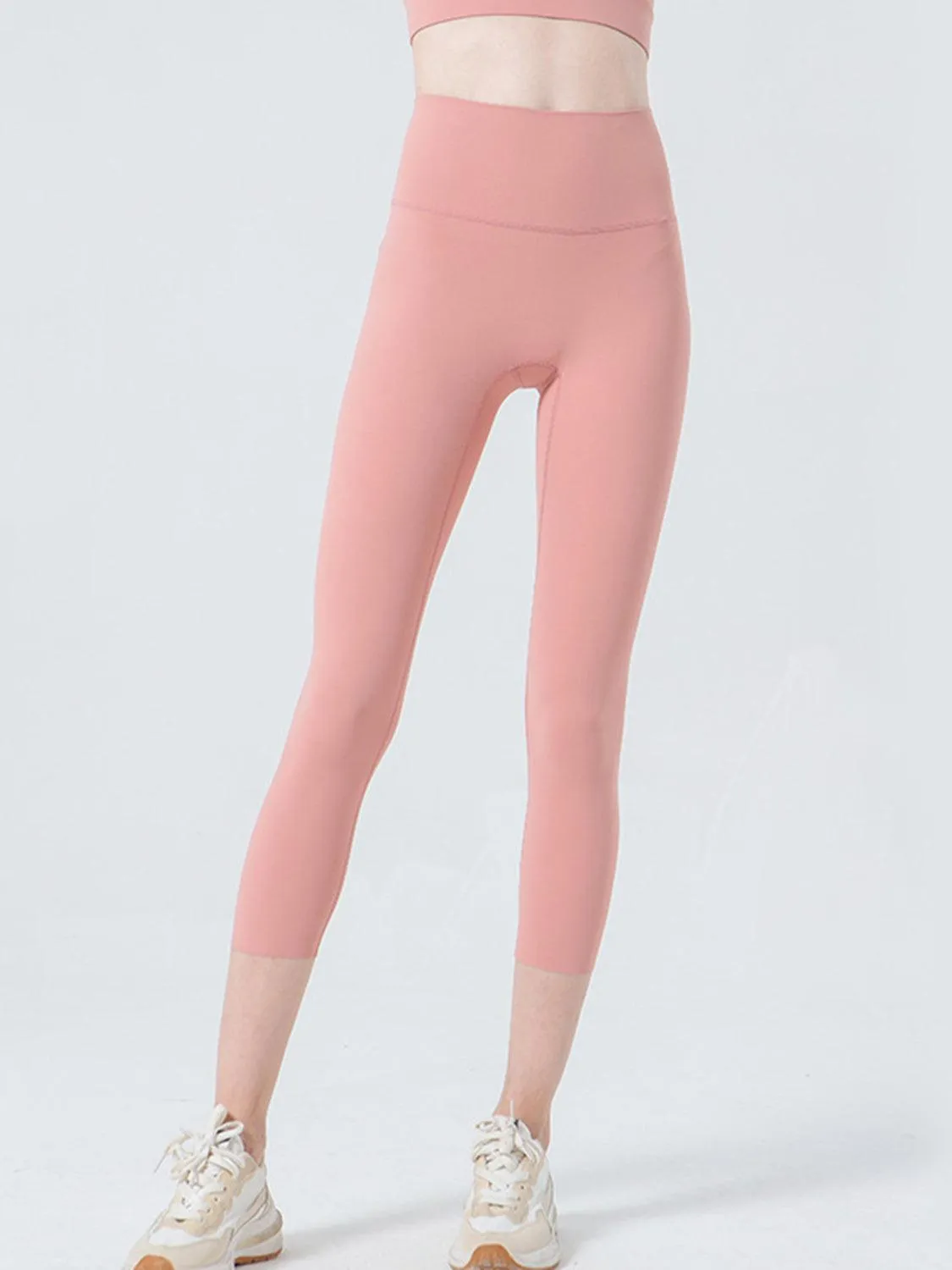 Highly Stretchy Sports Cropped Leggings