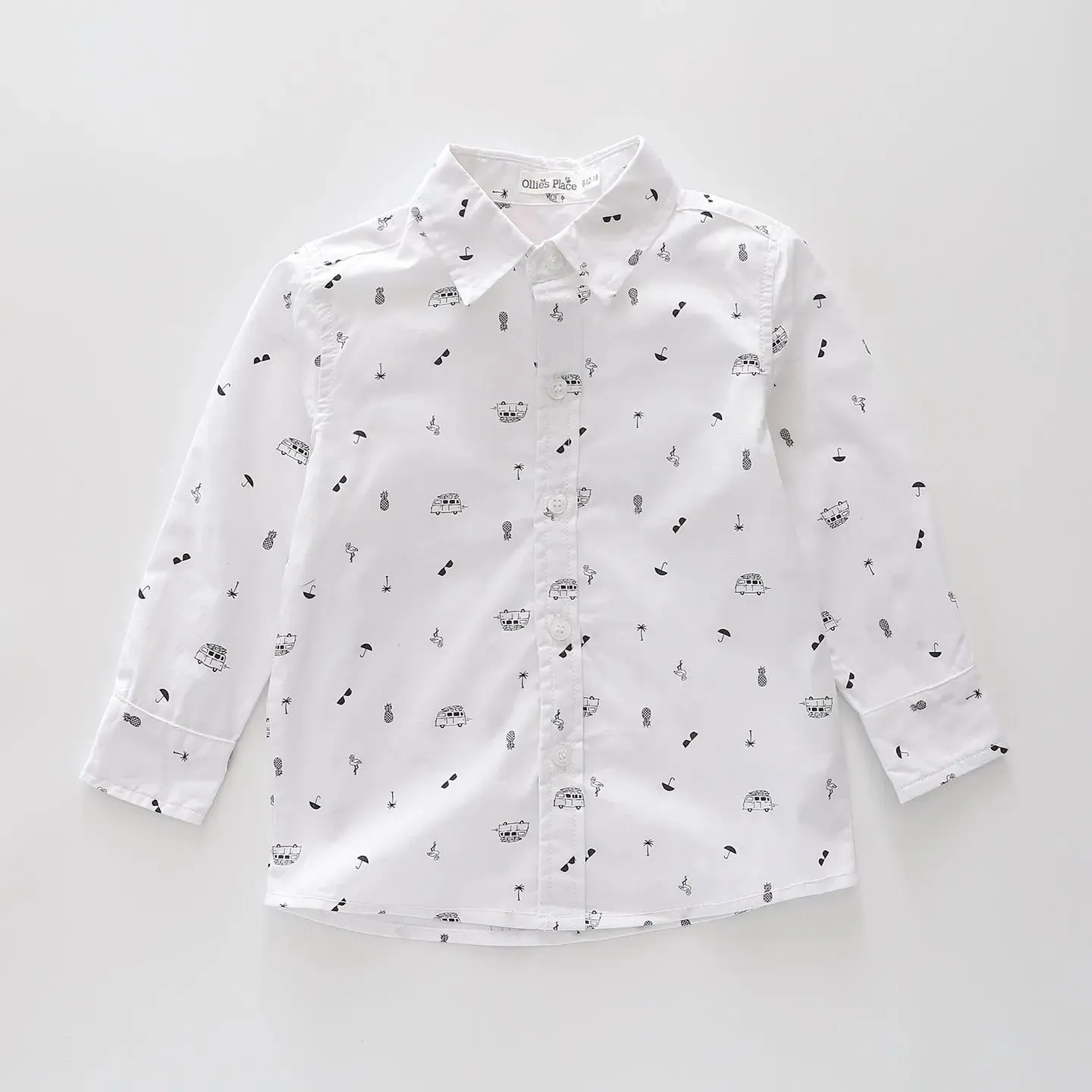 Holiday Vibes Collared Shirt