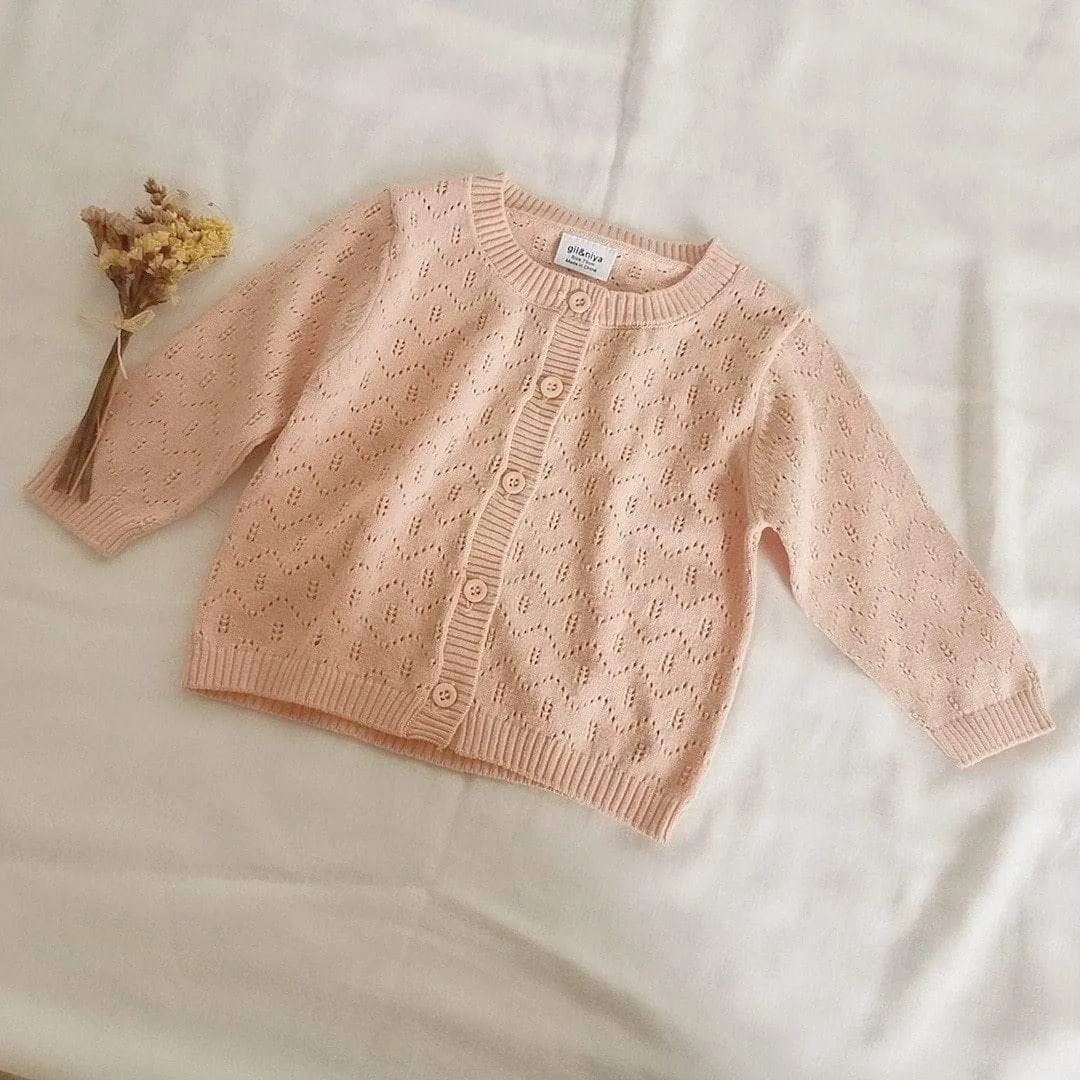 Hollow Knitted Cardigan
