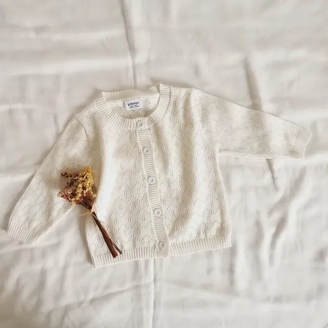 Hollow Knitted Cardigan