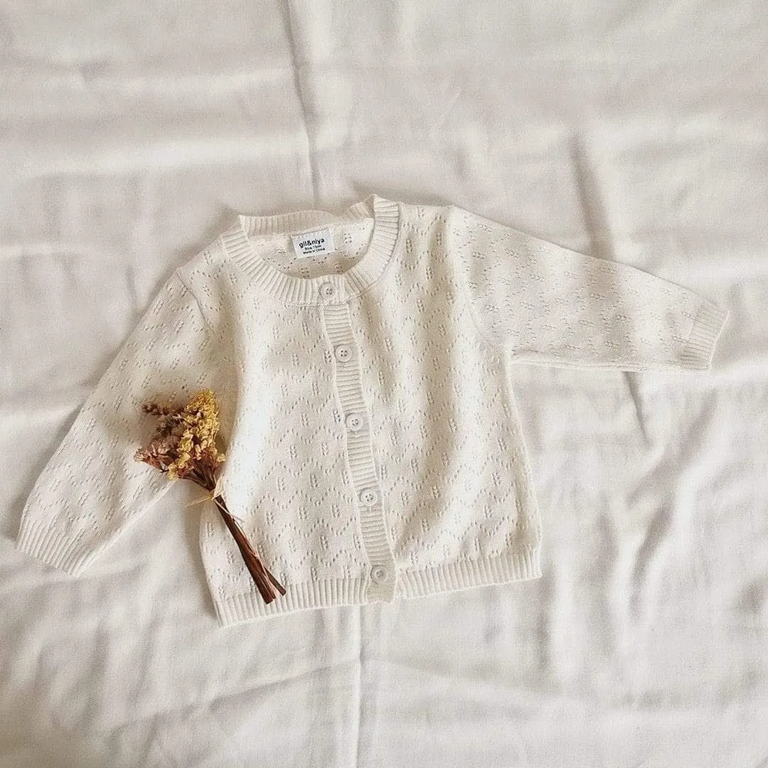 Hollow Knitted Cardigan