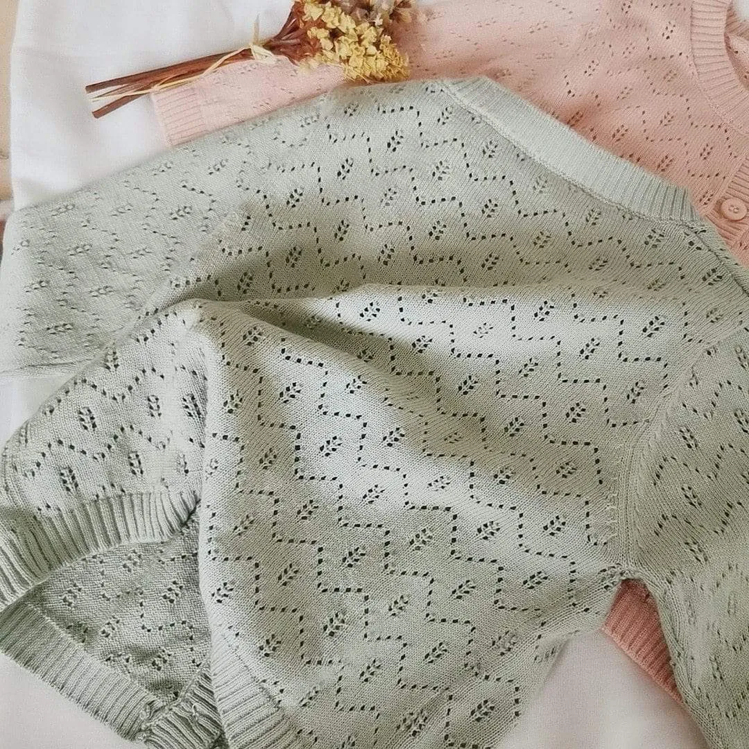 Hollow Knitted Cardigan