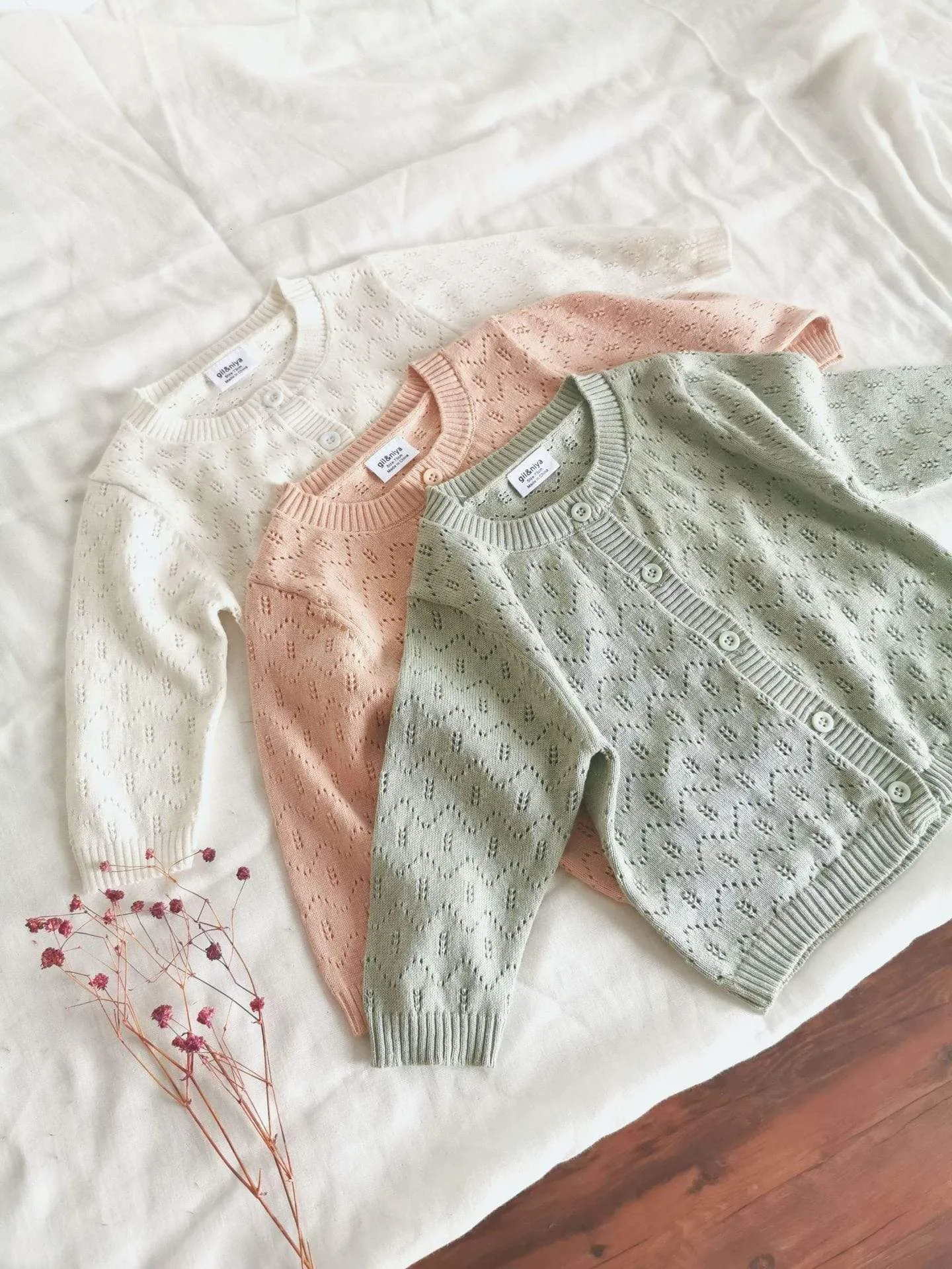 Hollow Knitted Cardigan