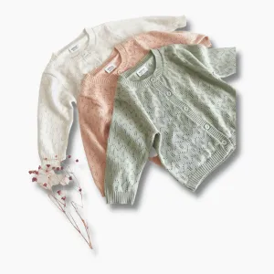 Hollow Knitted Cardigan