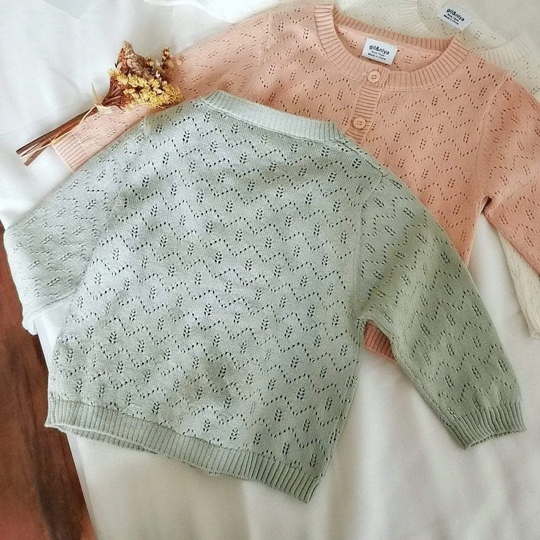 Hollow Knitted Cardigan