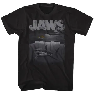 Jaws Shark Boat Men's T-Shirt