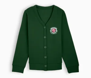 Jersey Cardigan - Bottle Green