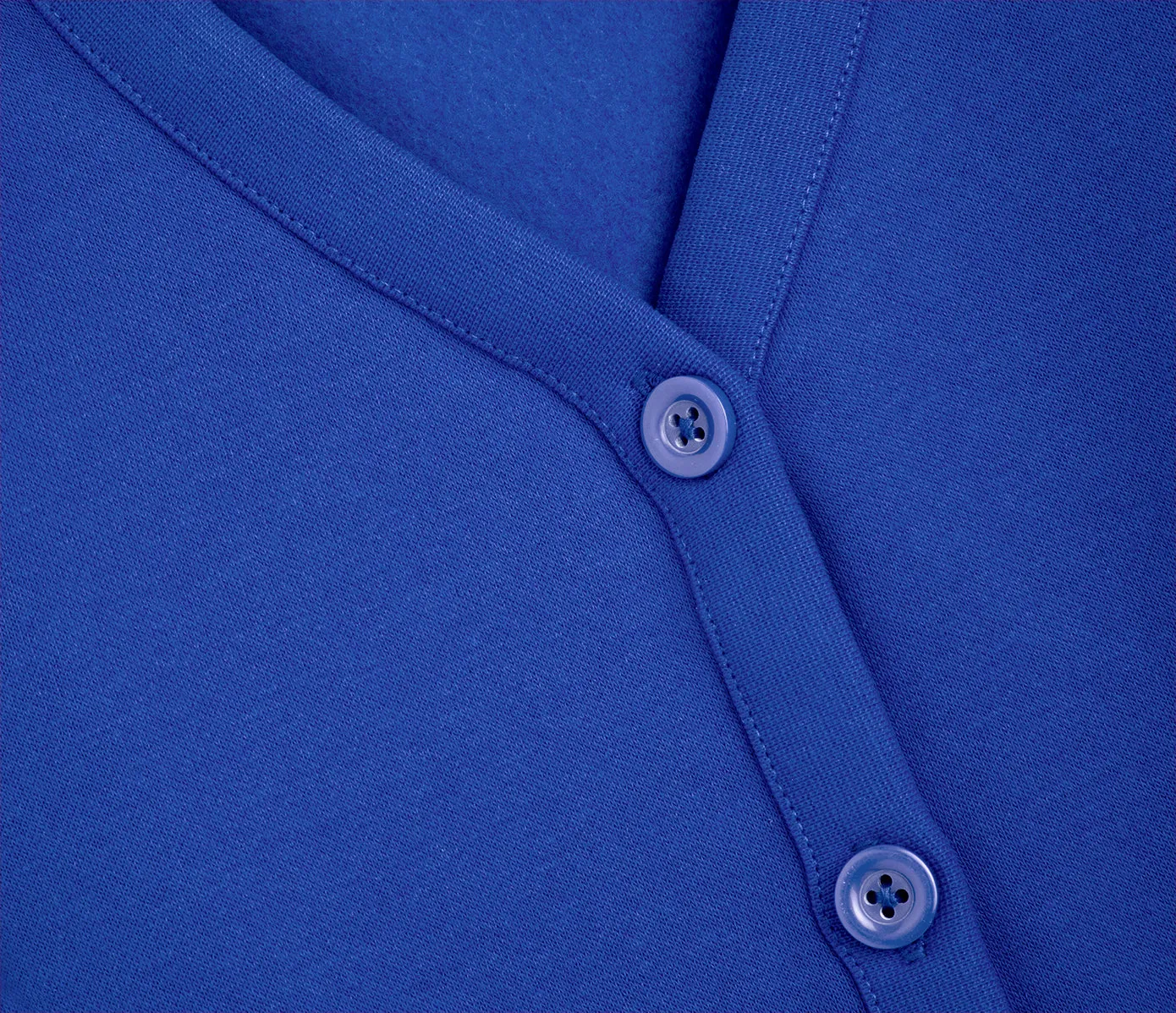 Jersey Cardigan - Bright Royal Blue