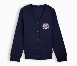 Jersey Cardigan - Navy Blue