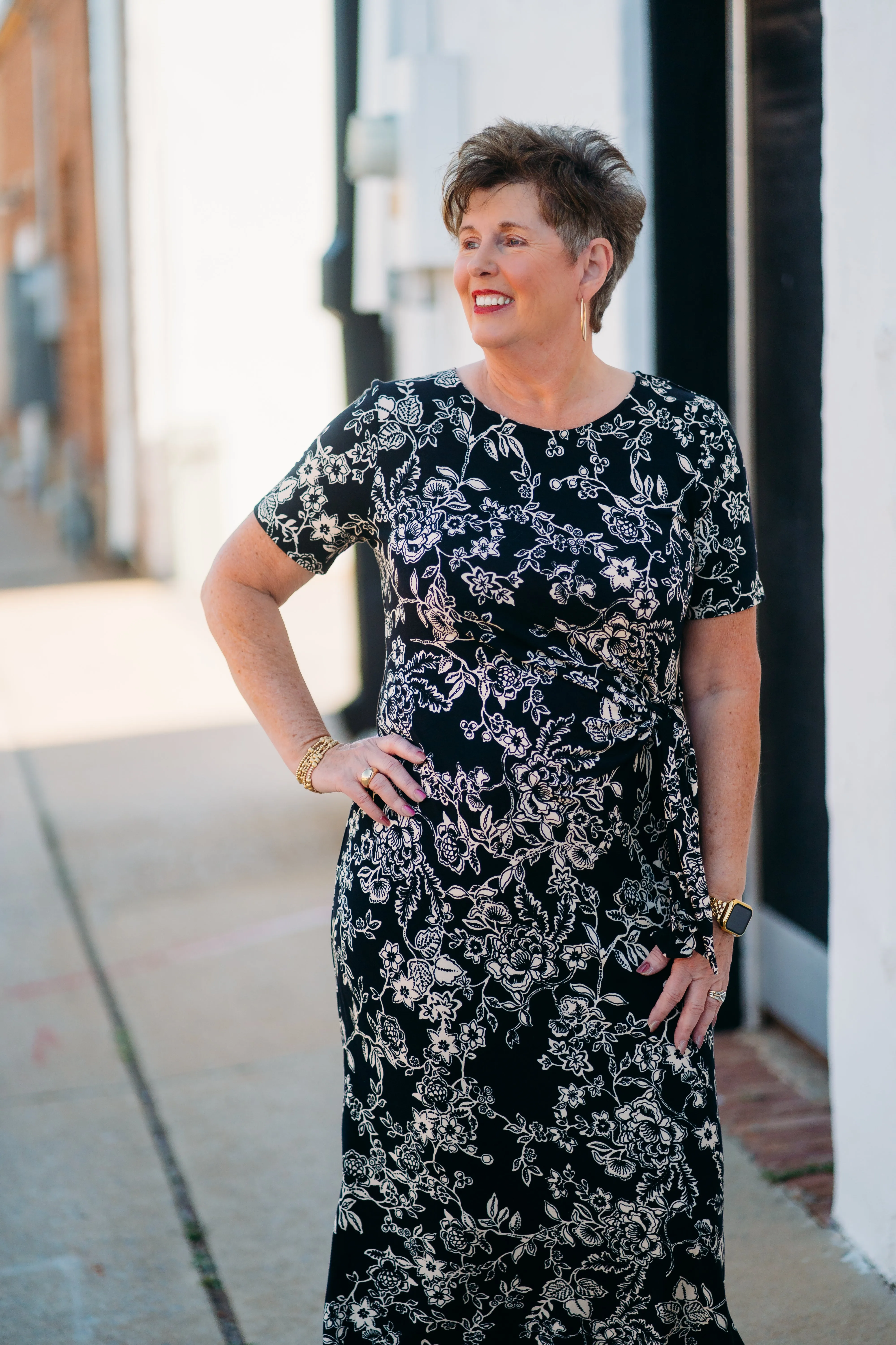 Johnny Was: The Janie Favorite Side Tie Knit Dress in Vassala