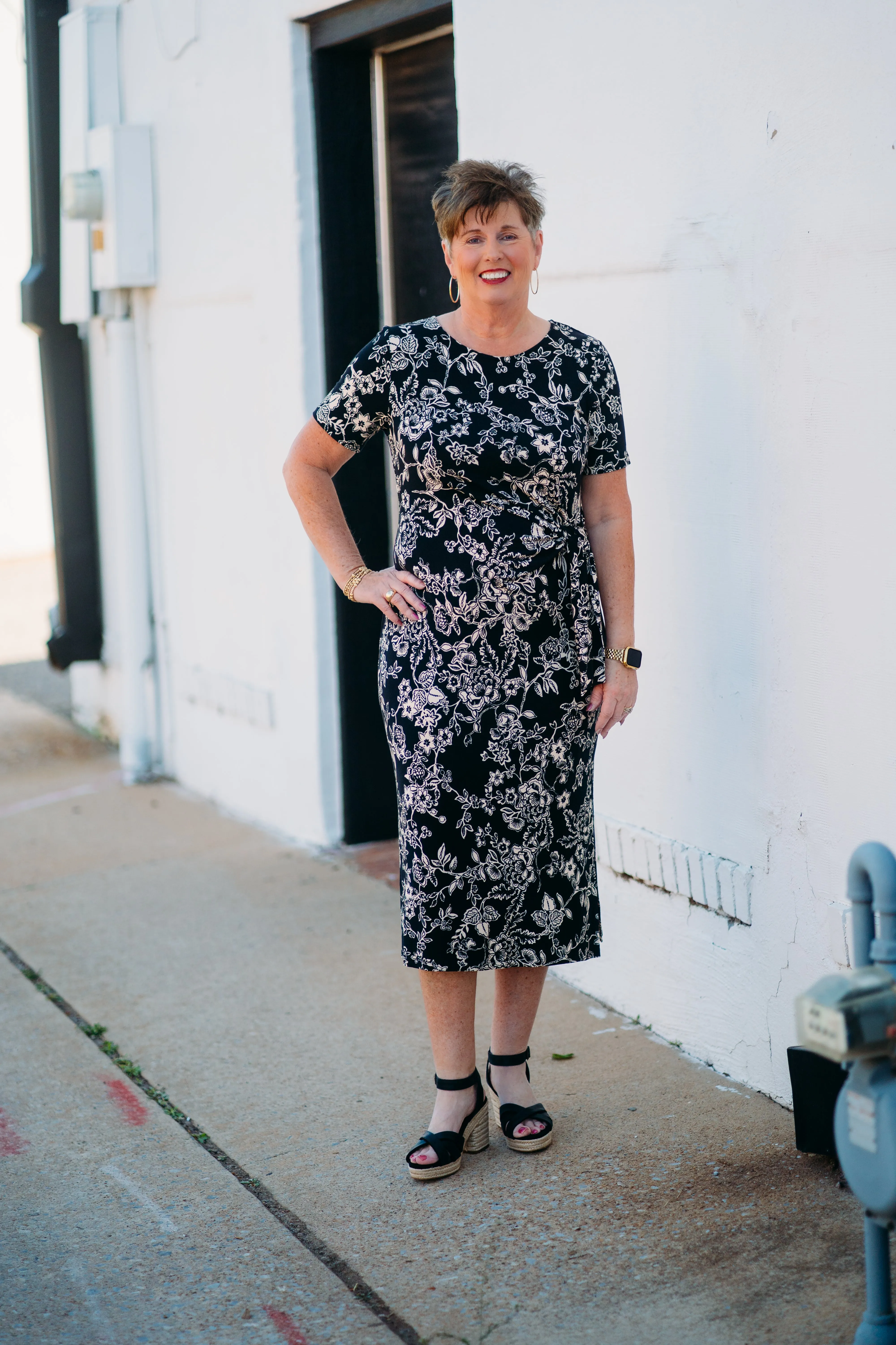 Johnny Was: The Janie Favorite Side Tie Knit Dress in Vassala
