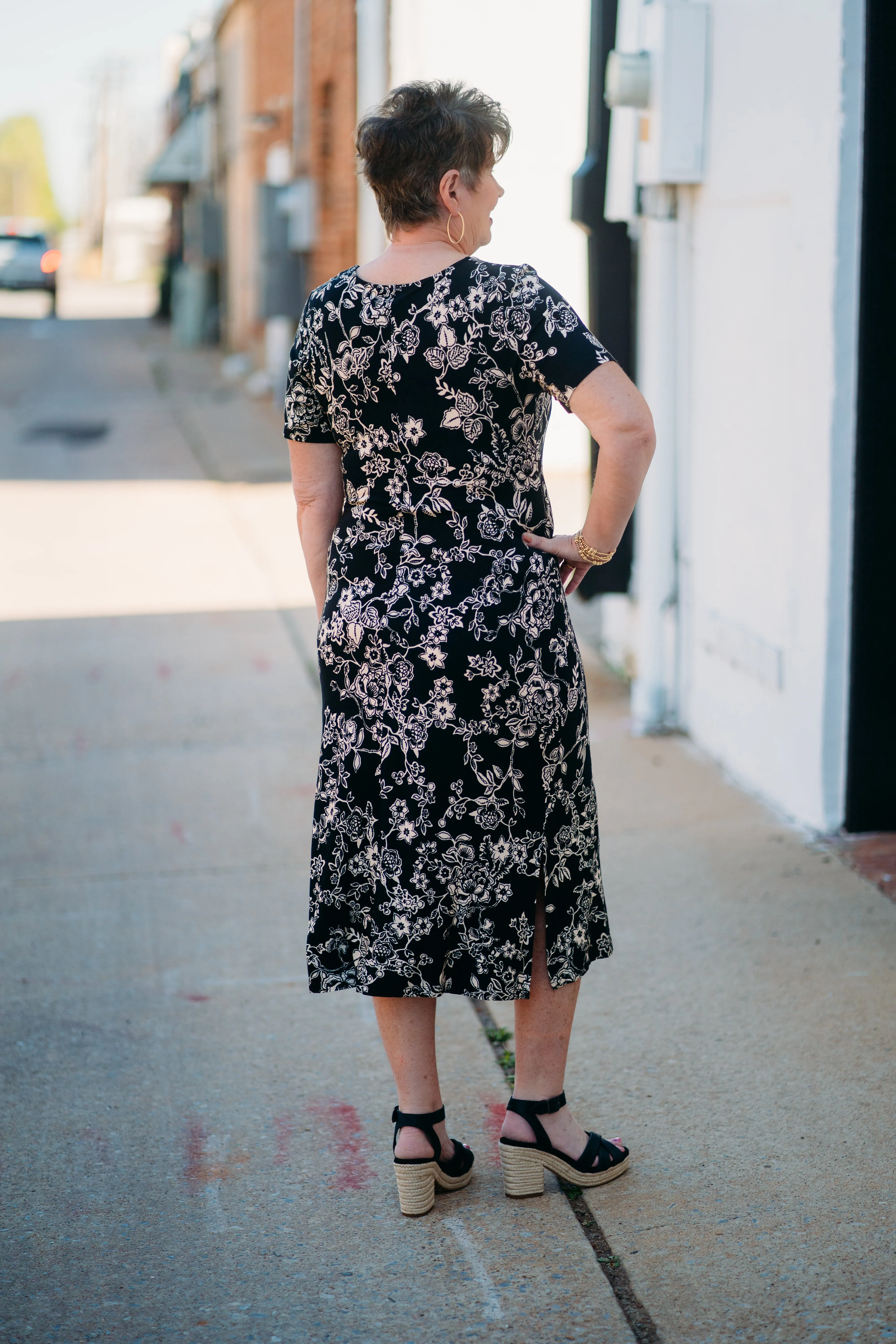 Johnny Was: The Janie Favorite Side Tie Knit Dress in Vassala