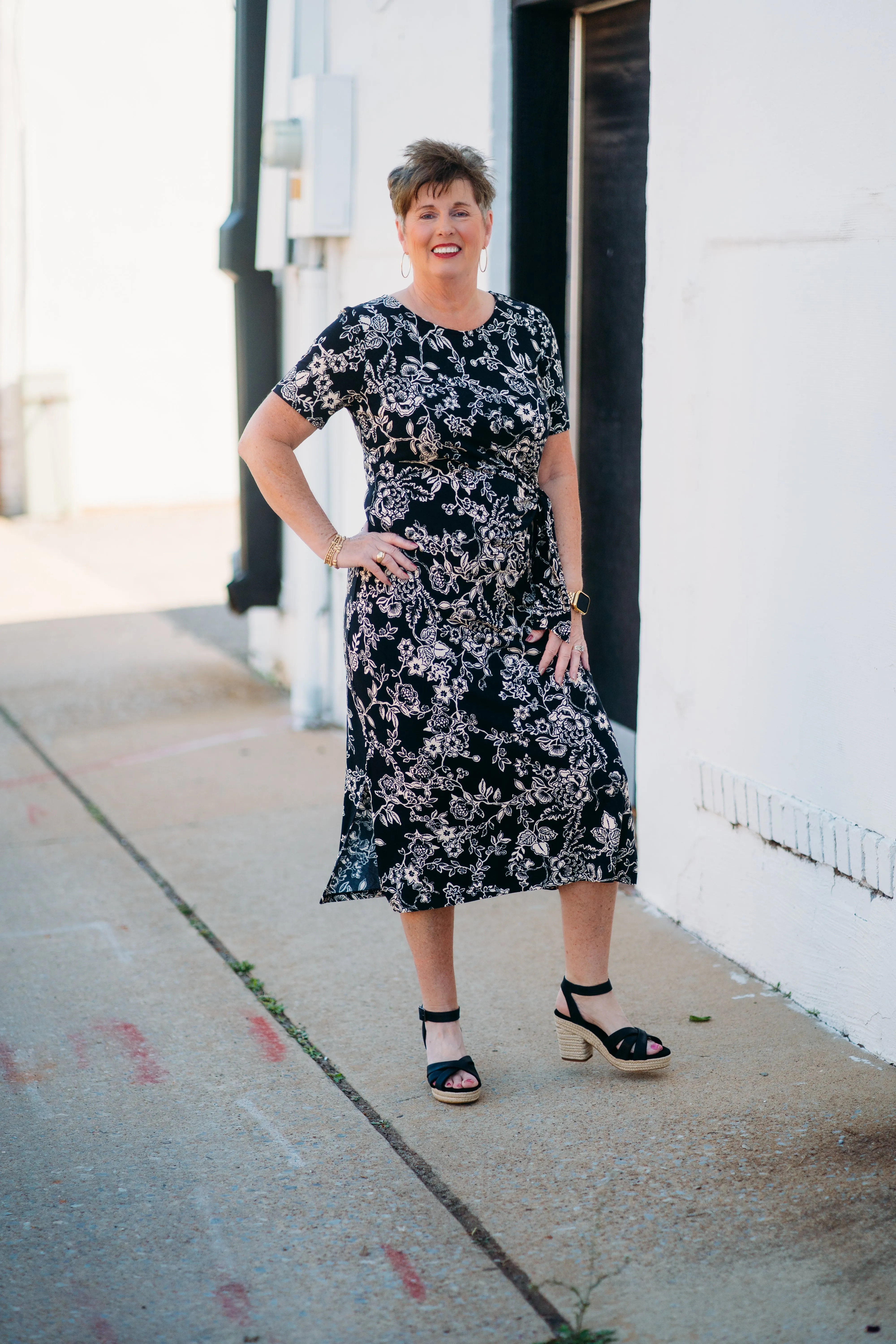 Johnny Was: The Janie Favorite Side Tie Knit Dress in Vassala