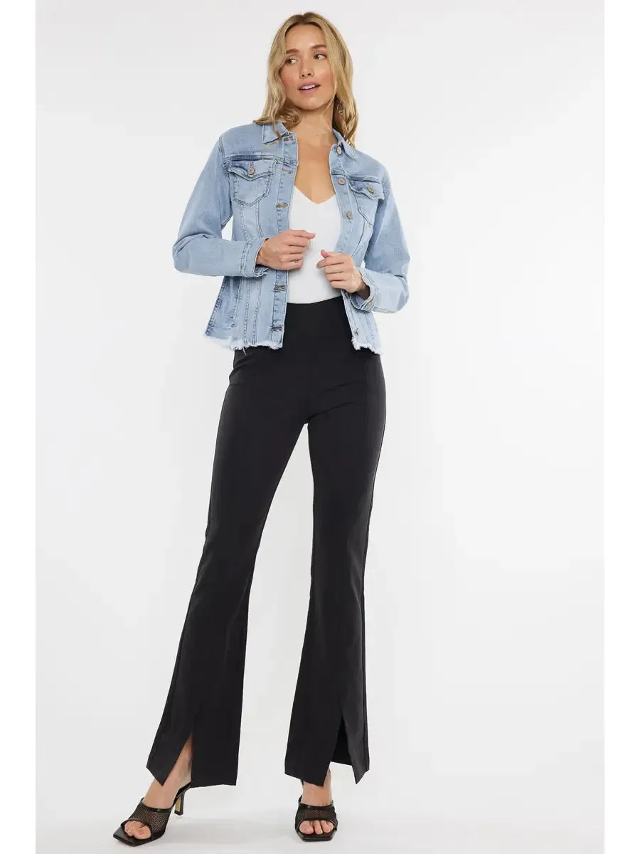 KanCan Fray Denim Jacket