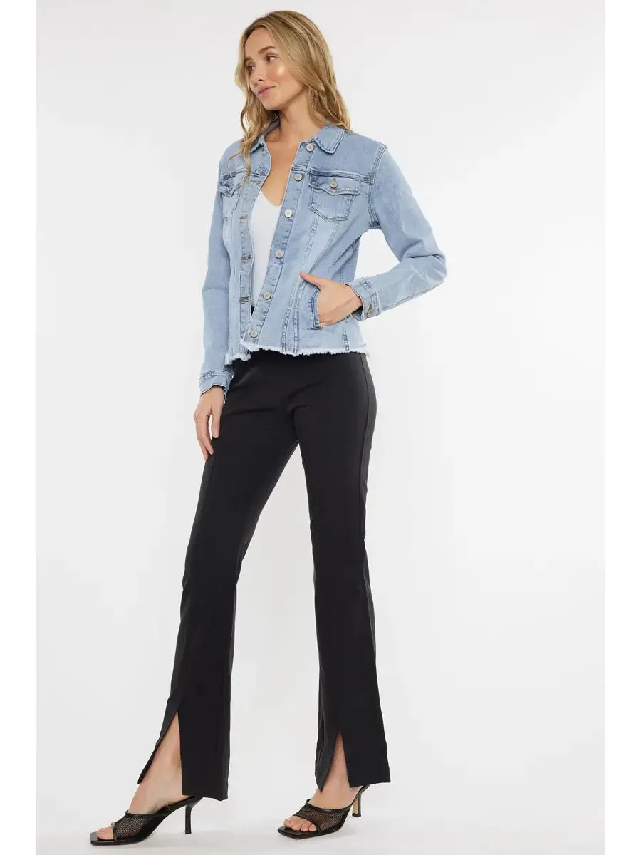 KanCan Fray Denim Jacket