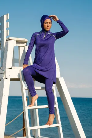 Lycra Navy Burkini Modest Swimwear M2233
