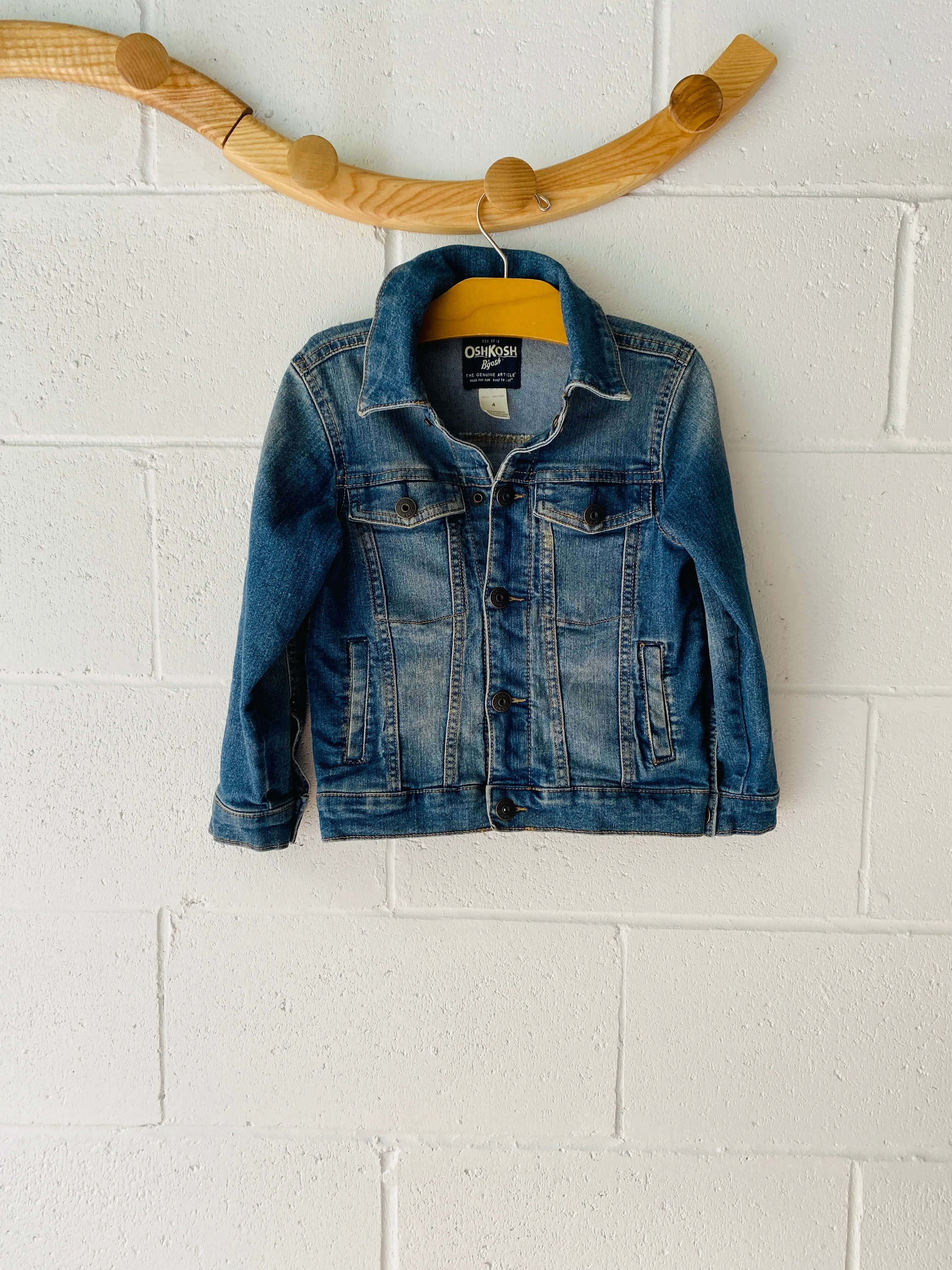 Medium Wash Jean Jacket, 4 years