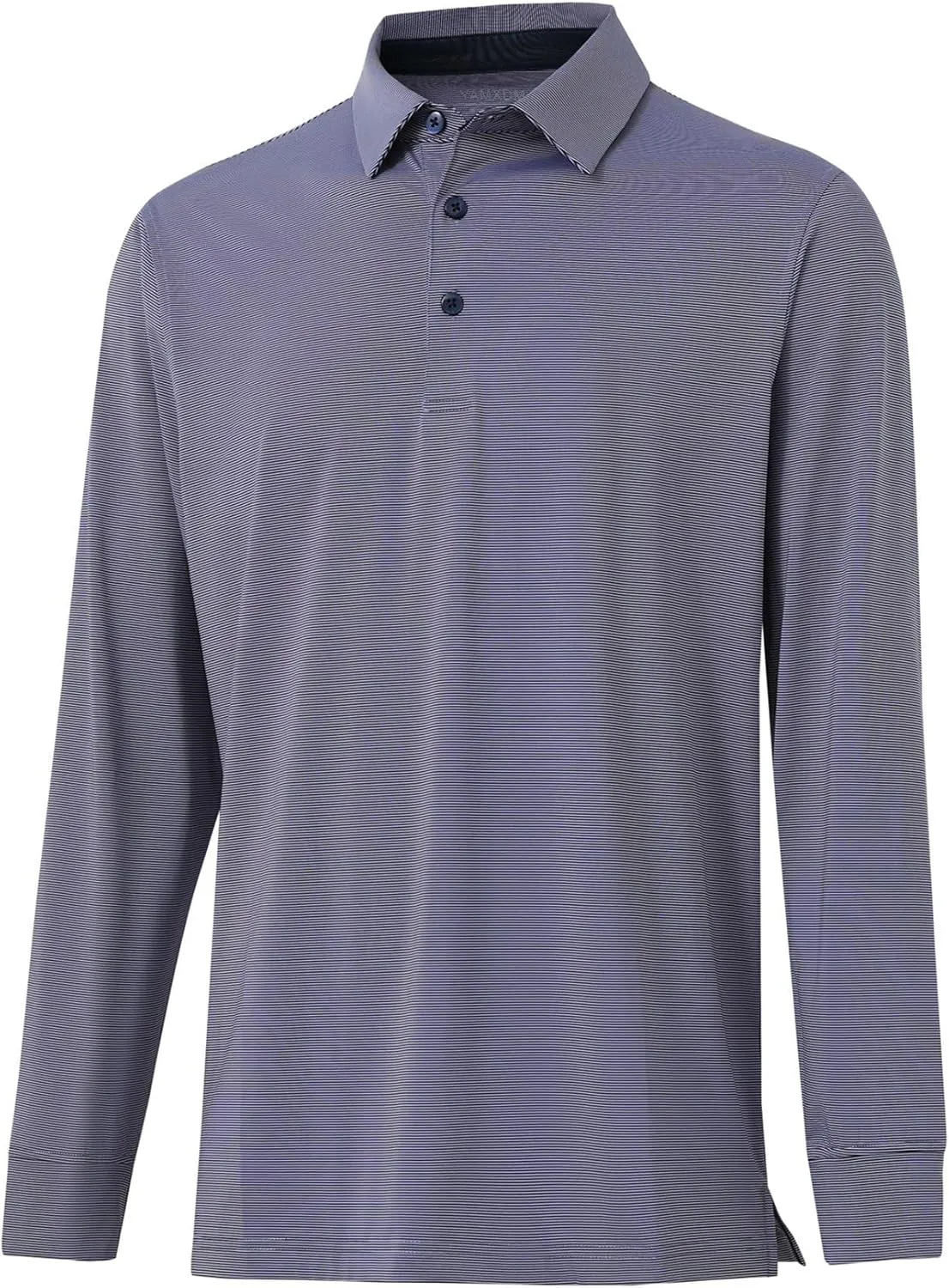 Mens Golf Shirts Long Sleeve Moisture Wicking Collared Work Business Casual Tennis Polo Shirts for Men
