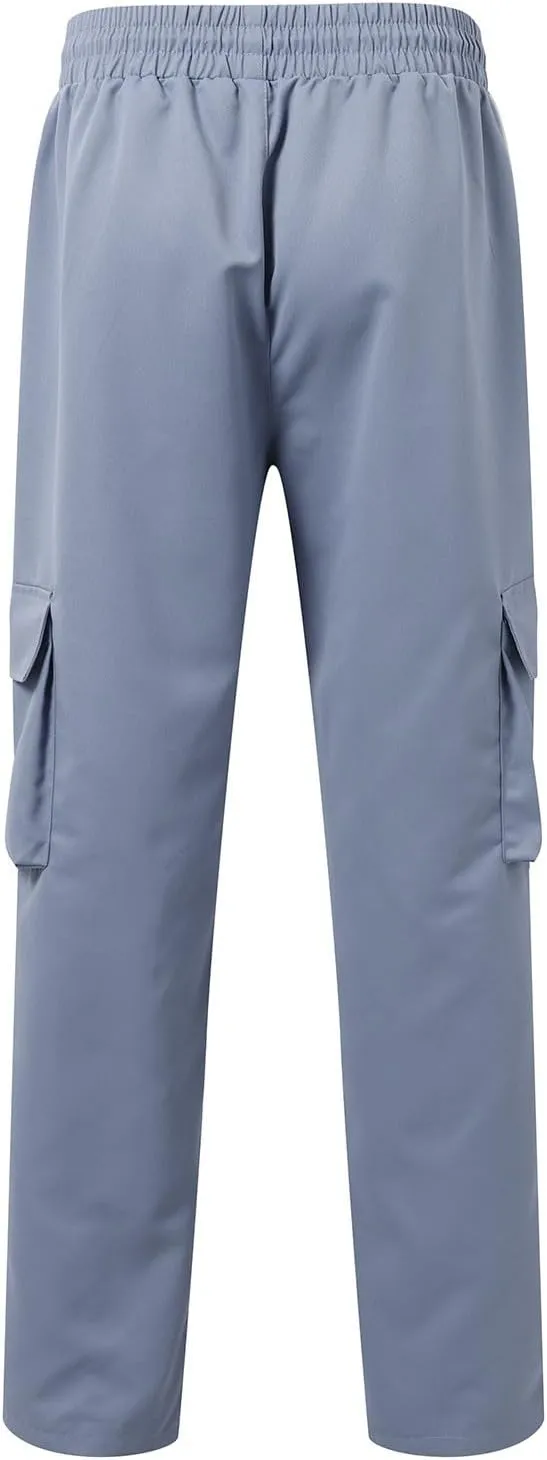 Mens Summer Cargo Pants Stretch Tactical Pants Multi Pockets Hiking Ripstop Breathable Stretch Stylish Slim Fit Trousers