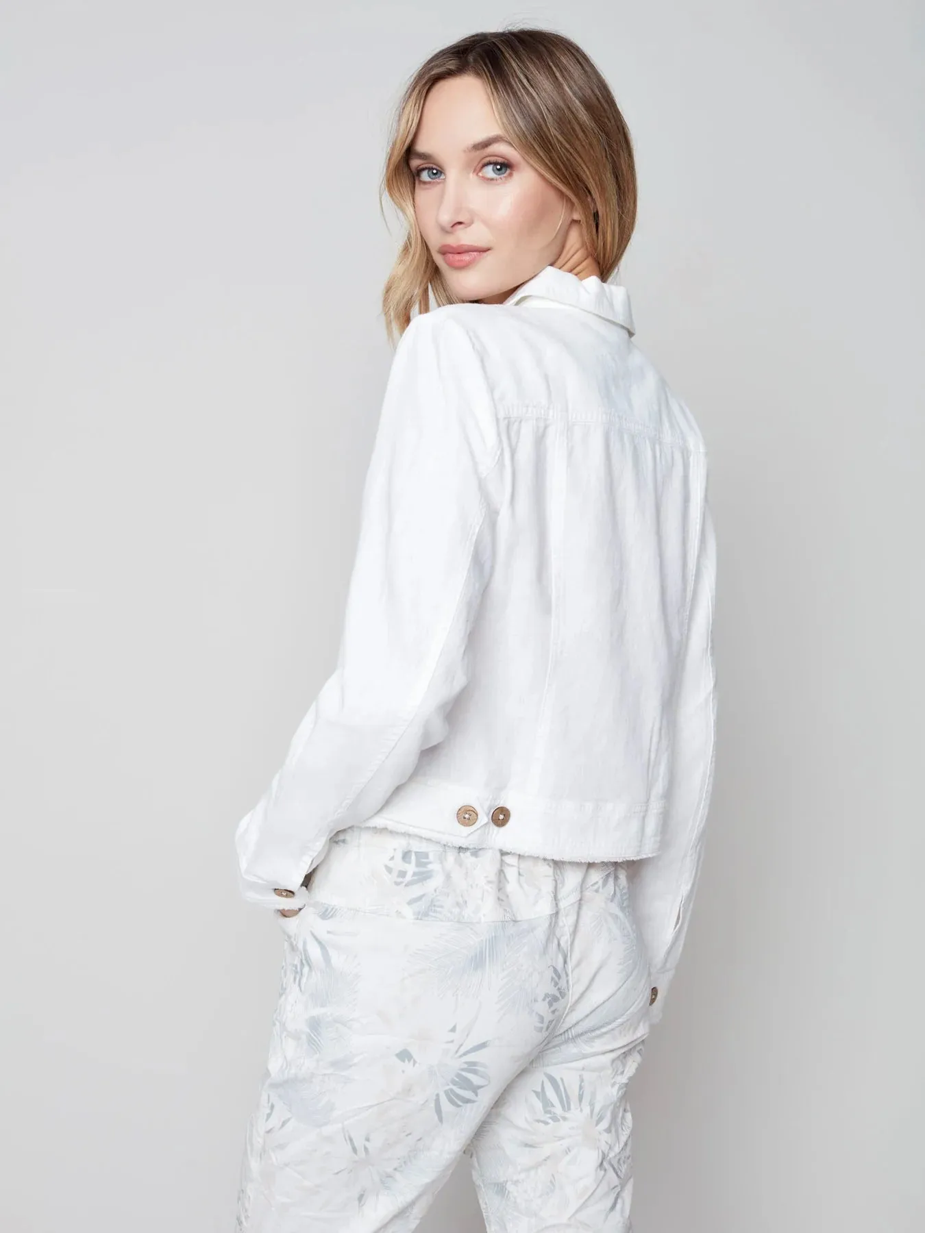 Michelle Linen Jacket
