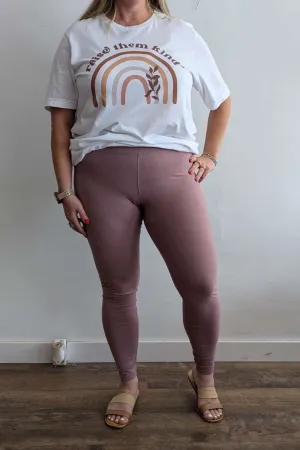 My Kinda Leggings - Mauve