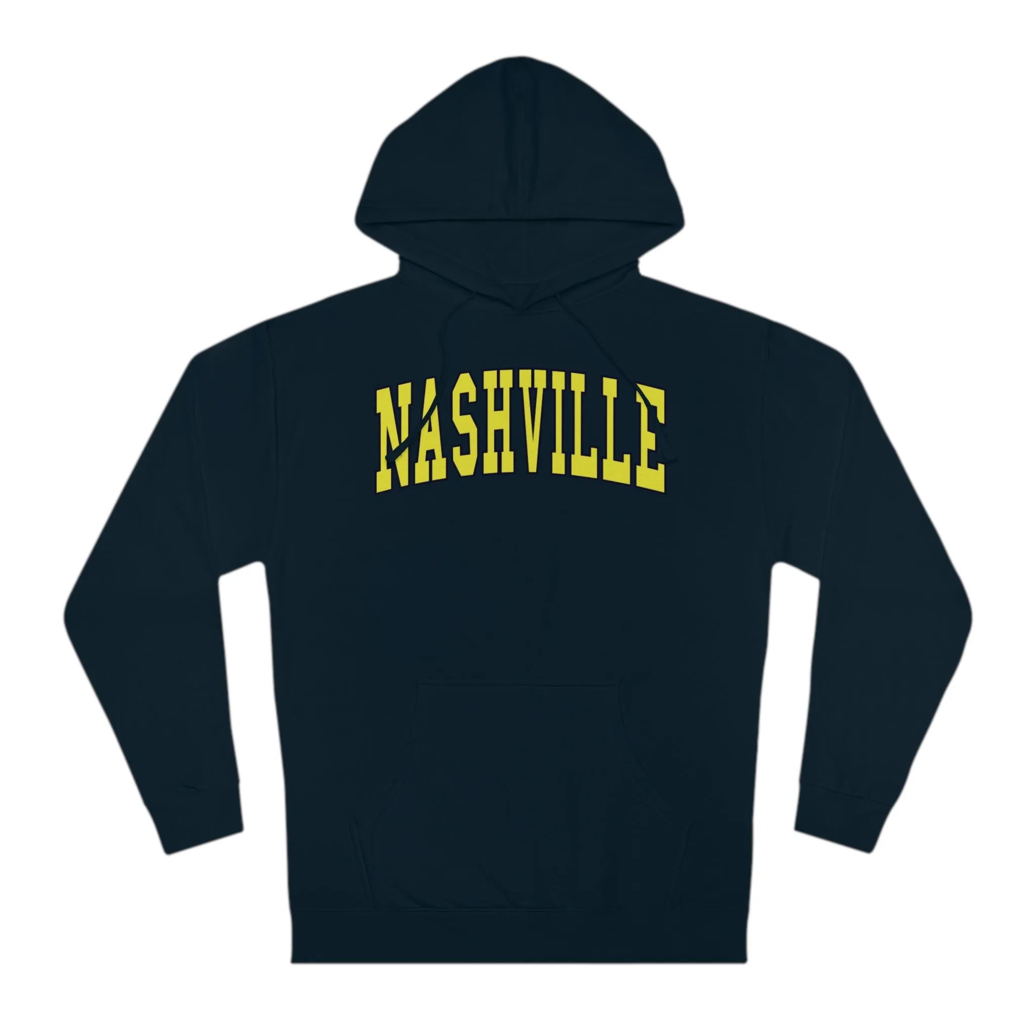 Nashville College Text Unisex Hooded Sweatshirt