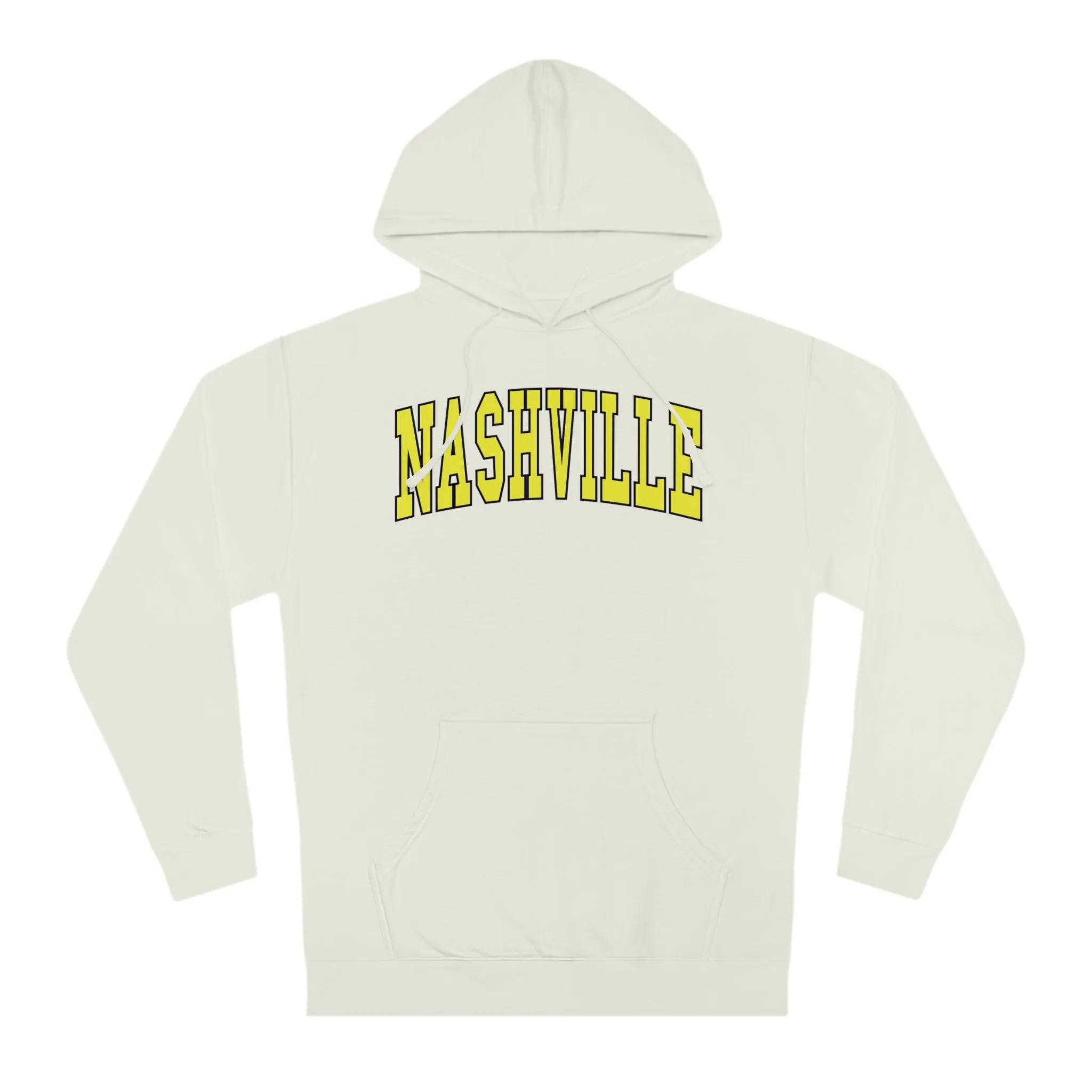 Nashville College Text Unisex Hooded Sweatshirt