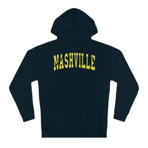 Nashville College Text Unisex Hooded Sweatshirt