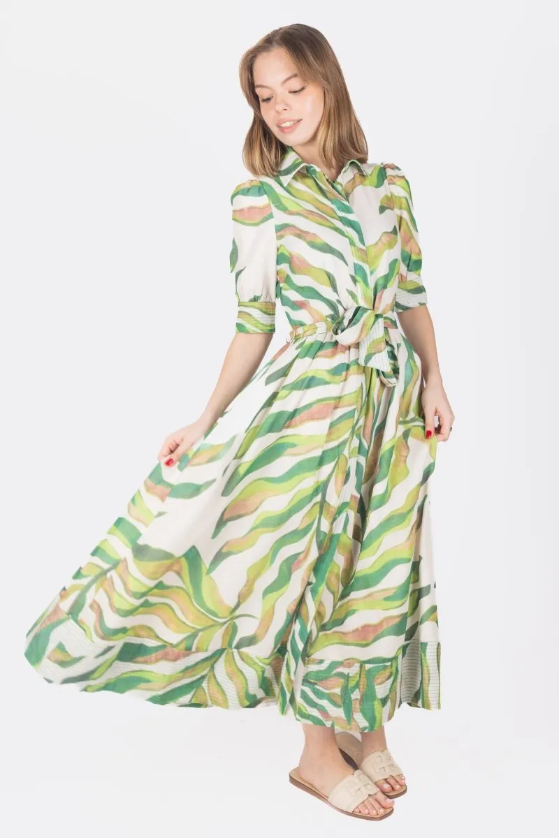 NAVA DRESS (GREEN)