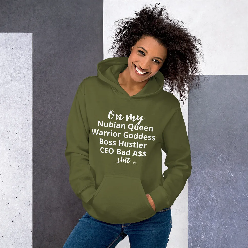 On my $hit: Unisex Hoodie