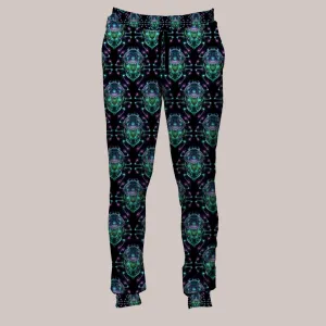 Psychedelic Joggers (UV/RGB, Eco-Friendly, Unisex, Fleece-Lined) | ILLUMINATRIX