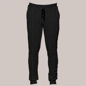 Psychedelic Joggers (UV/RGB, Eco-Friendly, Unisex, Fleece-Lined) | INTERLACE
